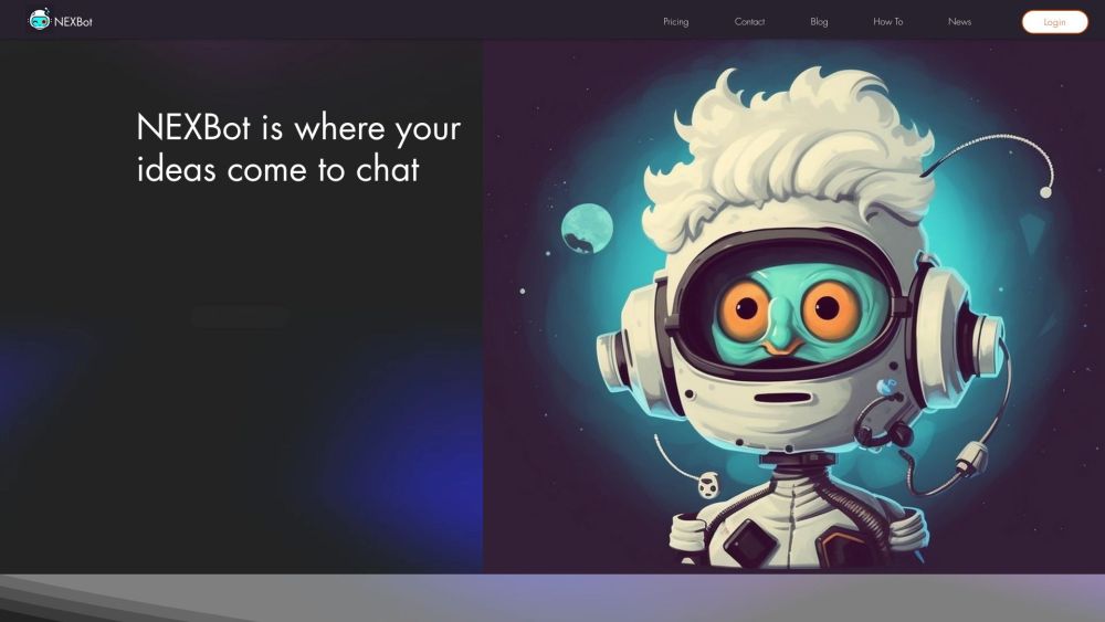 Nexbot website screenshot