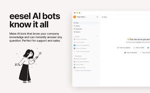 Eesel Ai Chatgpt Sidebar For Ai In Google Docs Zendesk More website screenshot