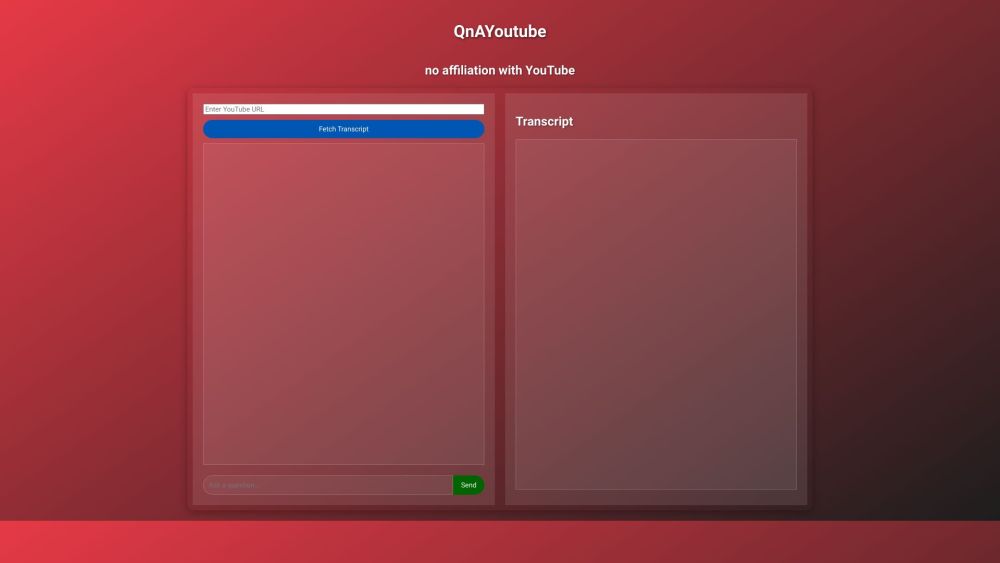 QnAYoutube website screenshot