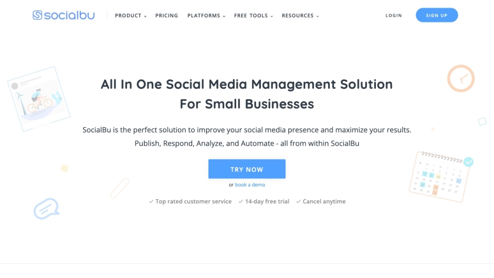 Socialbu website screenshot