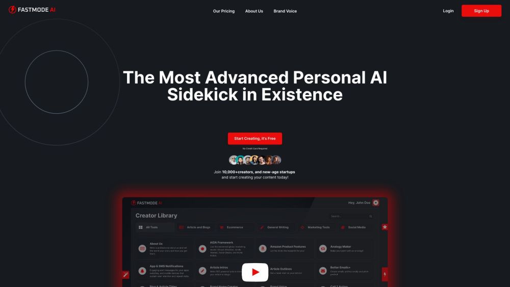 Fastmode Ai website screenshot