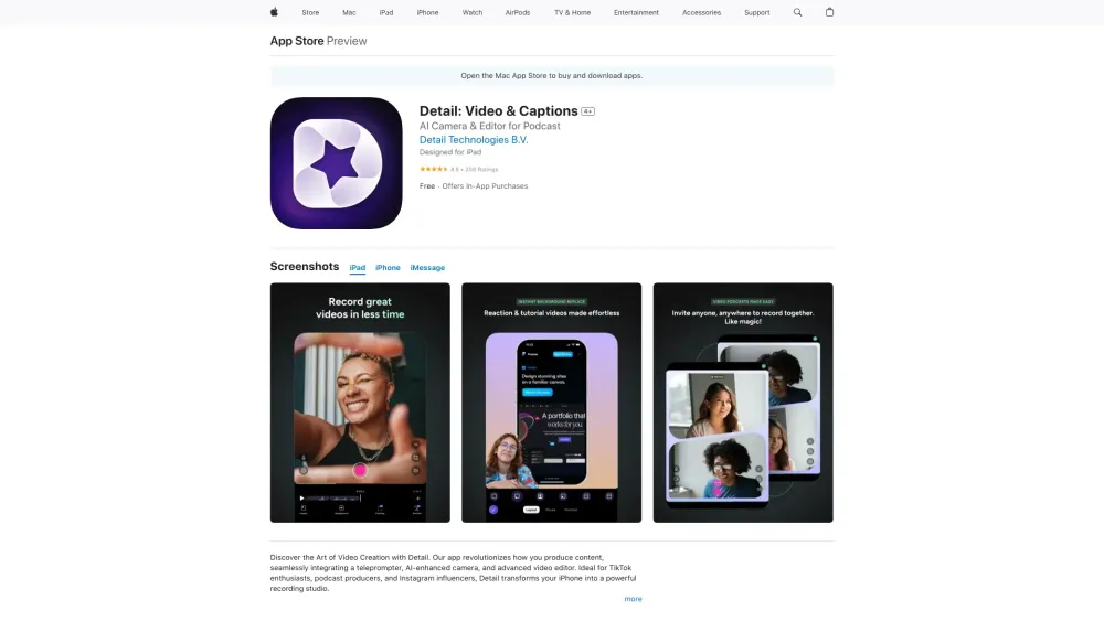 Podcast Auto Edit For Ios website screenshot