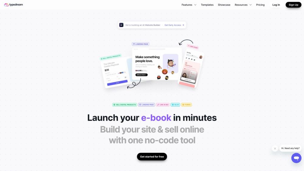 Typedream website screenshot