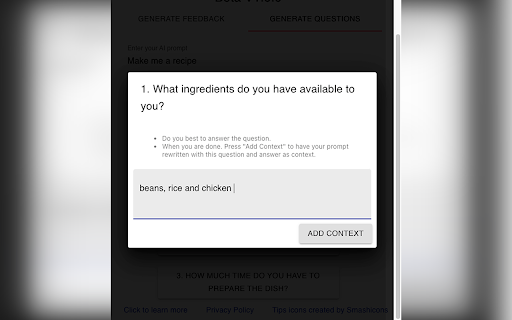 Prompt Enhancer Utility website screenshot