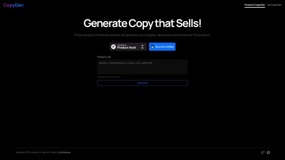 C website screenshot