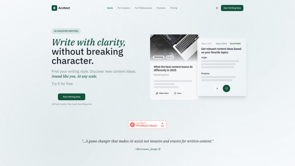 Arcitext Com website screenshot
