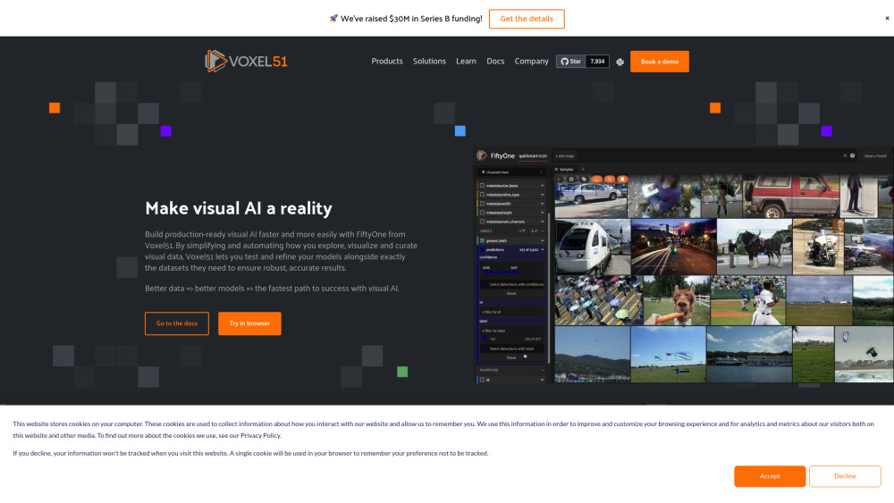 Voxel51 Com website screenshot