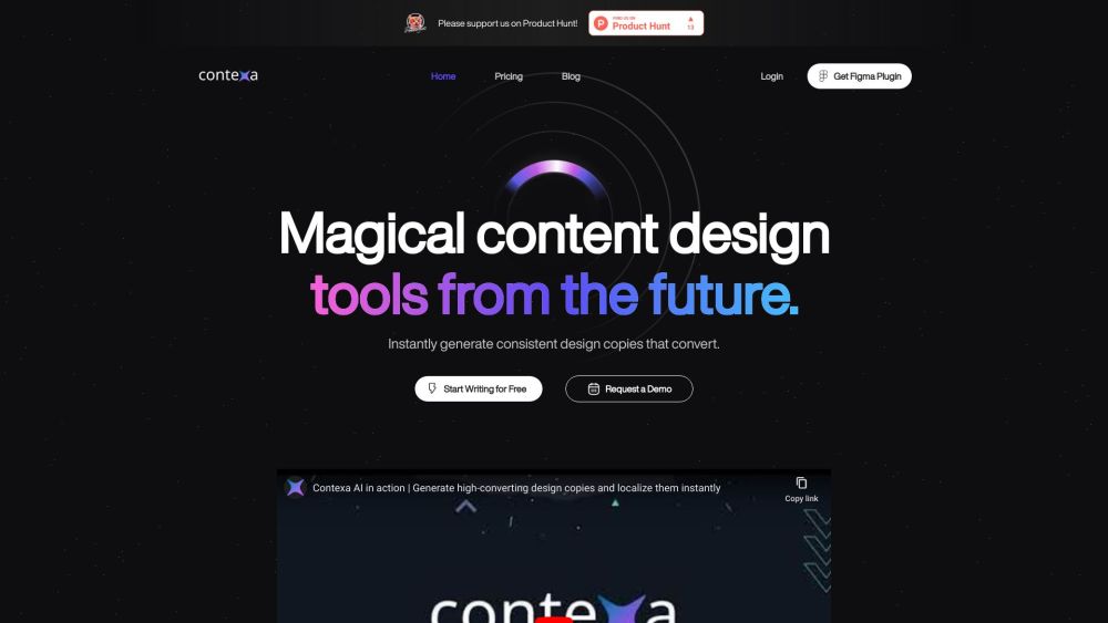 C website screenshot