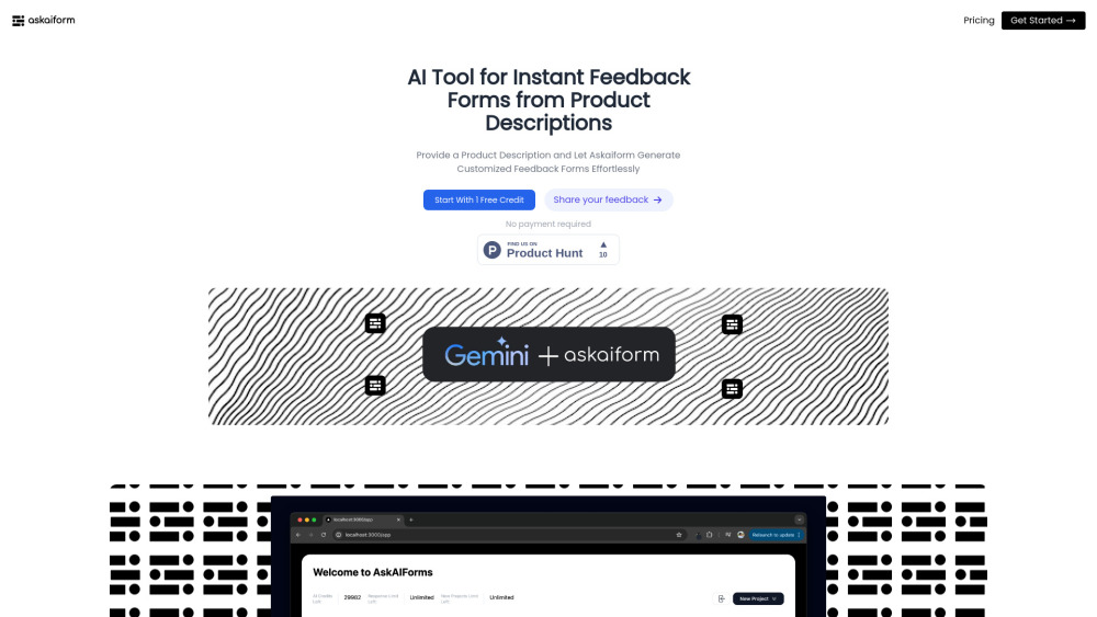 A website screenshot