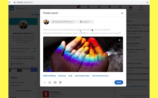 Inksprout Ai Social Media Writer website screenshot