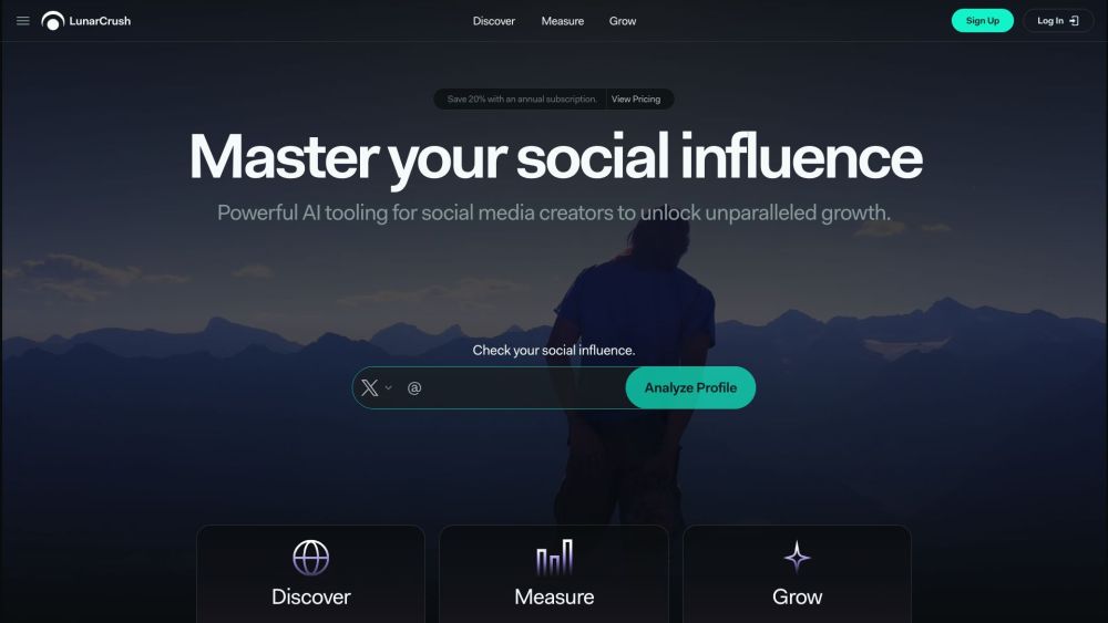 Lunarcrush Com website screenshot