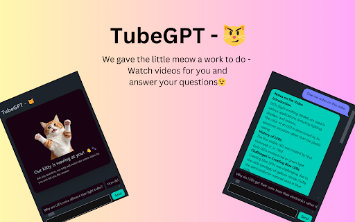 Tubegpt website screenshot