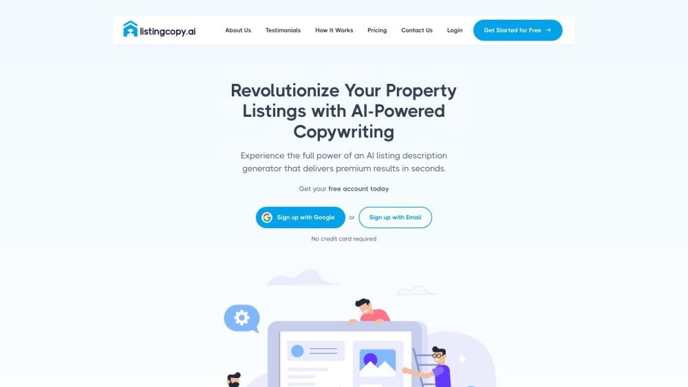 Listingcopy Ai website screenshot