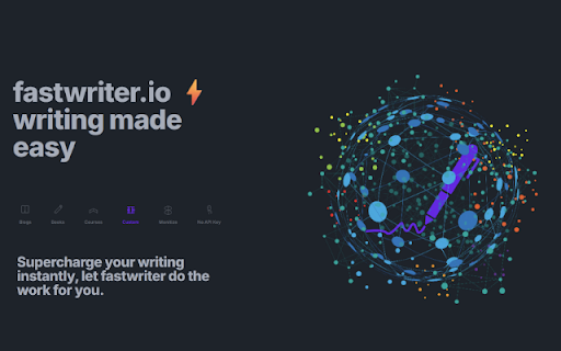 Fastwriter Io Content Assistant website screenshot