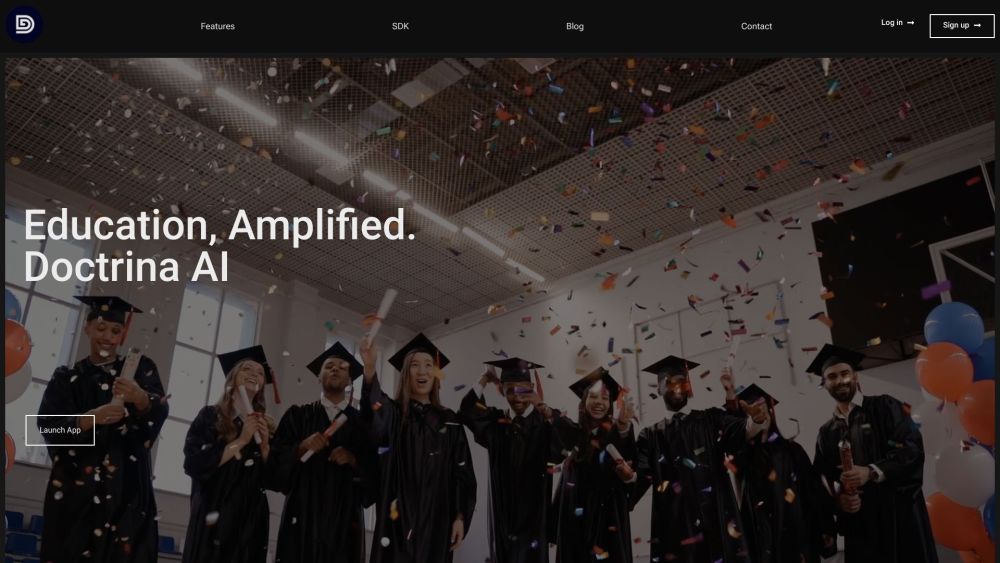 Doctrina Ai Website website screenshot
