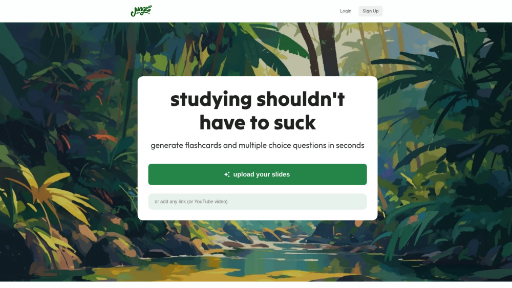 Jungle Ai website screenshot
