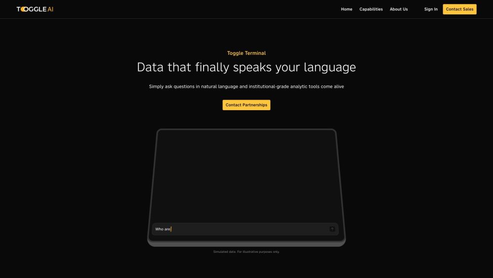 T website screenshot