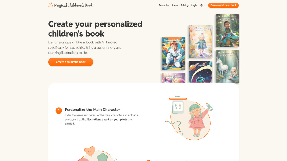 Magical Children S Book website screenshot