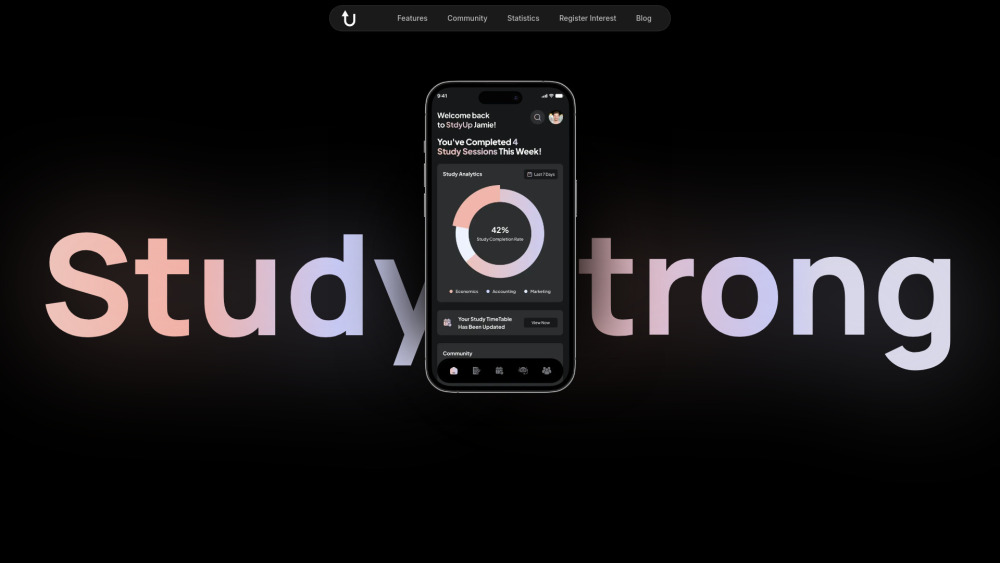 S website screenshot