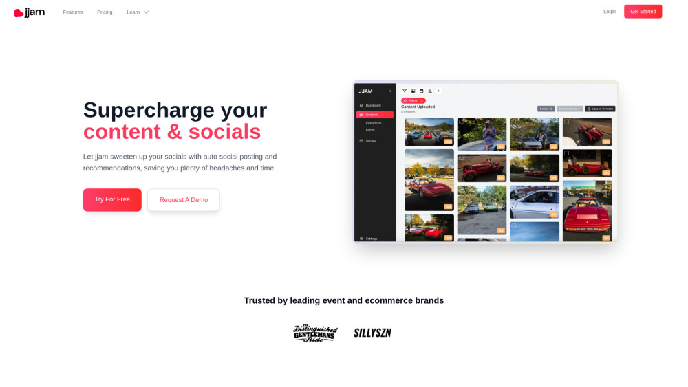 Jjam website screenshot