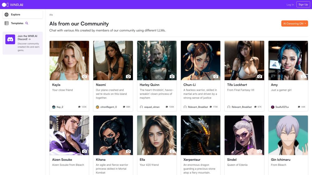 Wnr Ai website screenshot