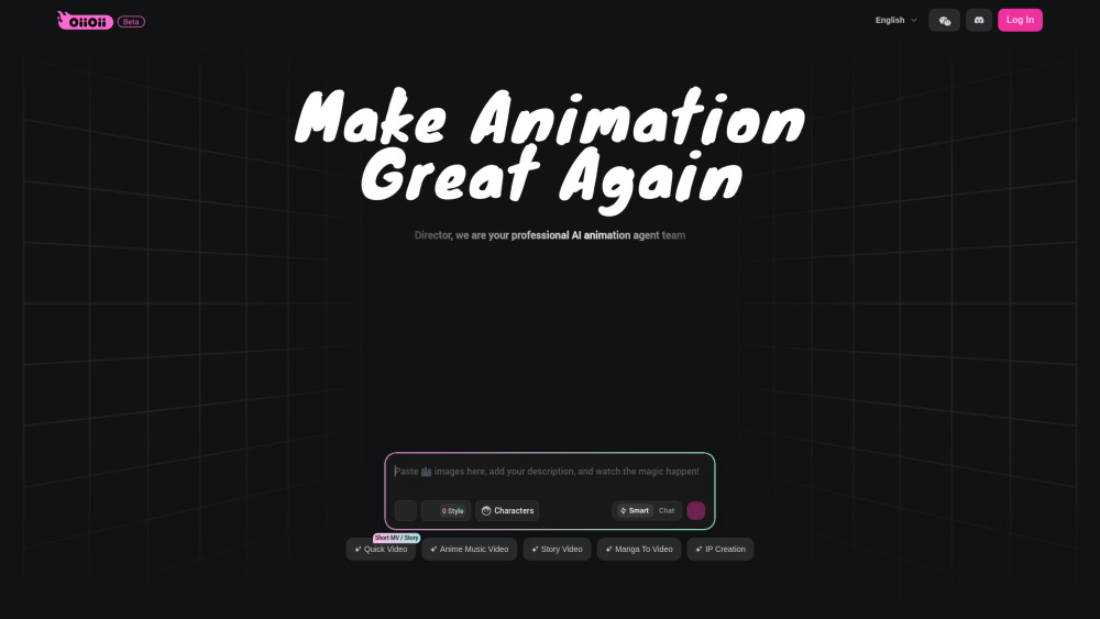 Oiioii Ai website screenshot