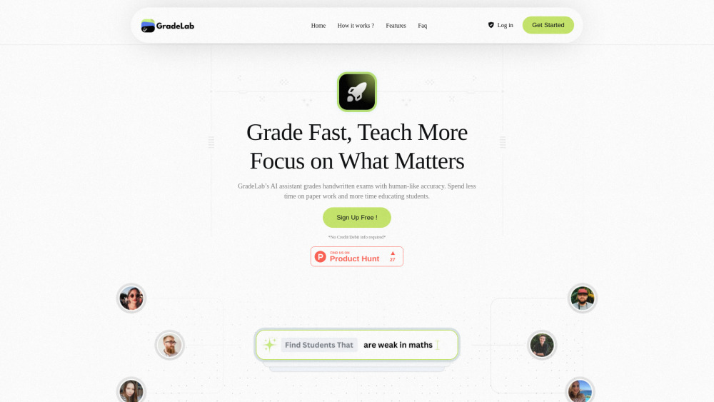 Gradelab website screenshot