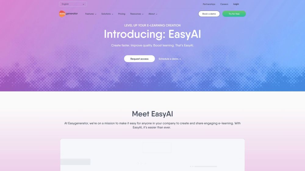 Easyai website screenshot