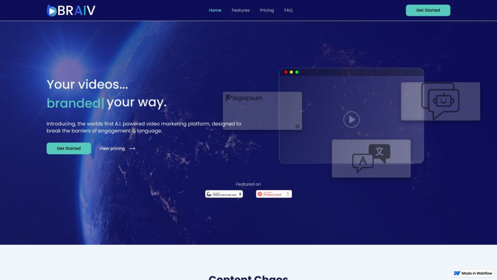 Braiv website screenshot