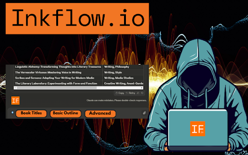 Inkflow Io Book Assistant website screenshot