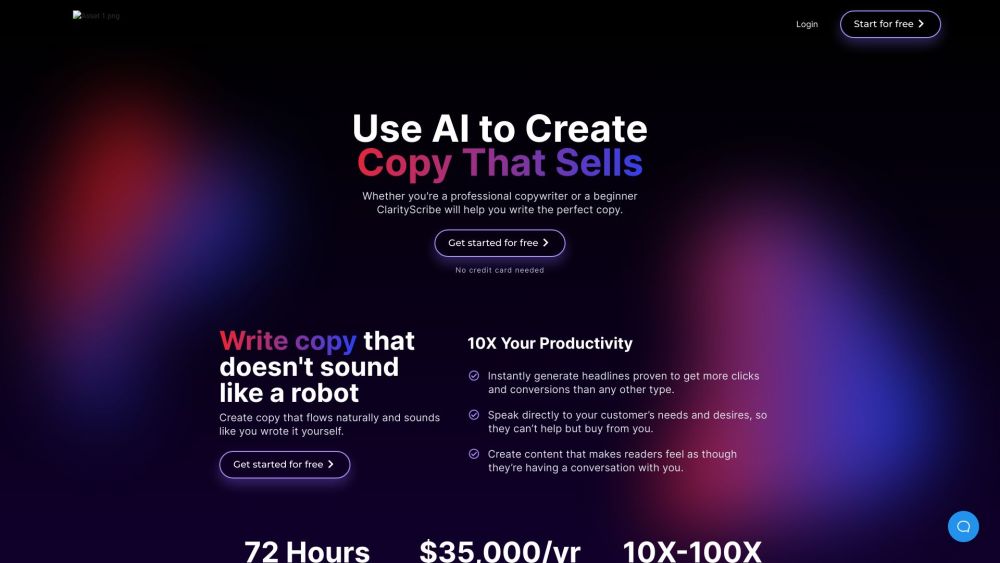 C website screenshot