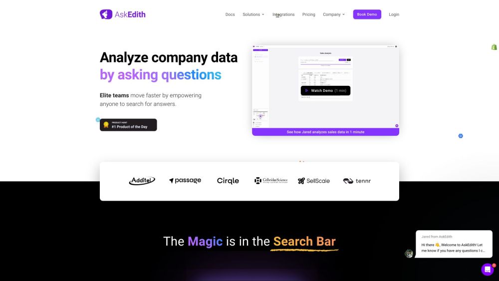 Askedith Free Tier website screenshot