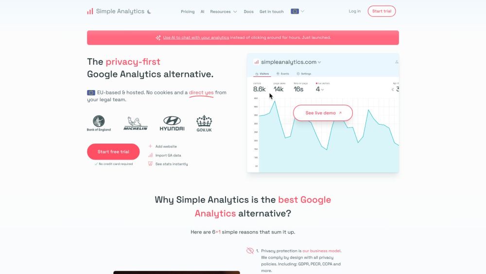 Simpleanalytics Com website screenshot