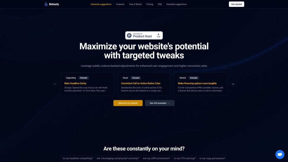 Behavly website screenshot