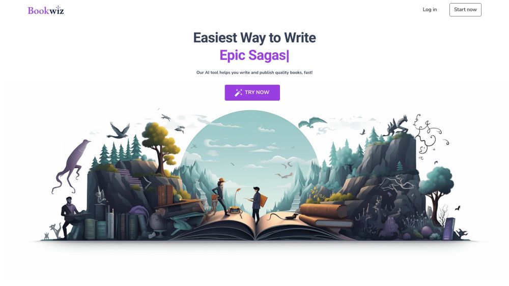 Bookwiz website screenshot