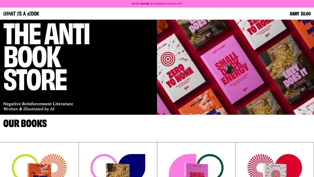 W website screenshot