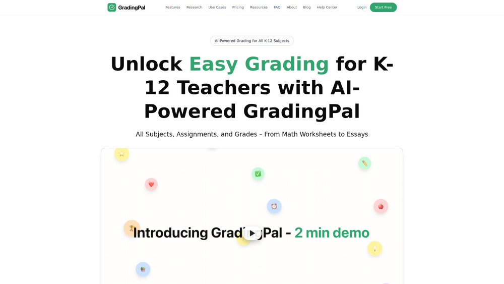 Gradingpal website screenshot