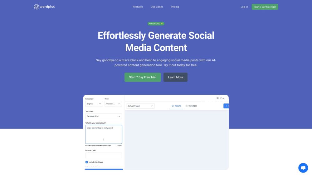 W website screenshot