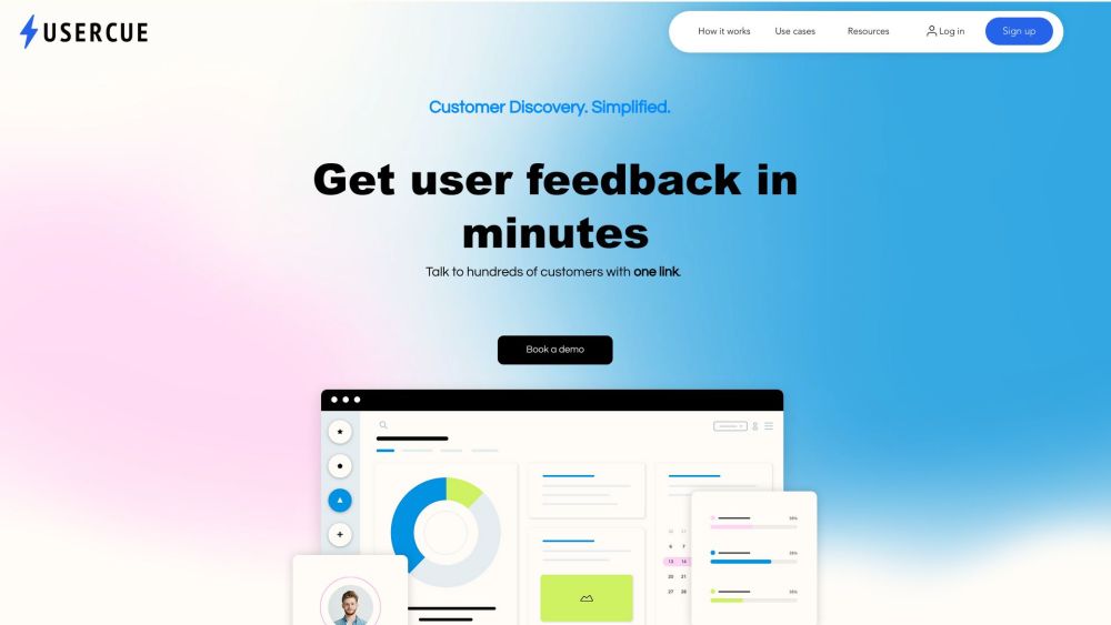 Usercue website screenshot