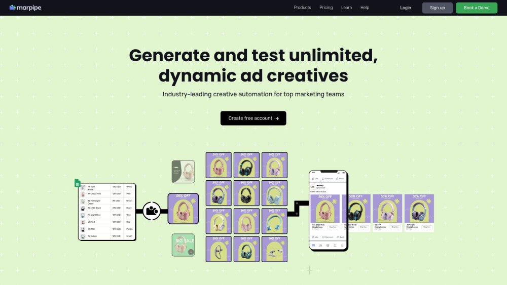 Marpipe Com website screenshot