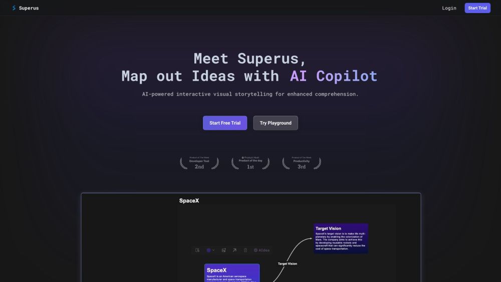 S website screenshot