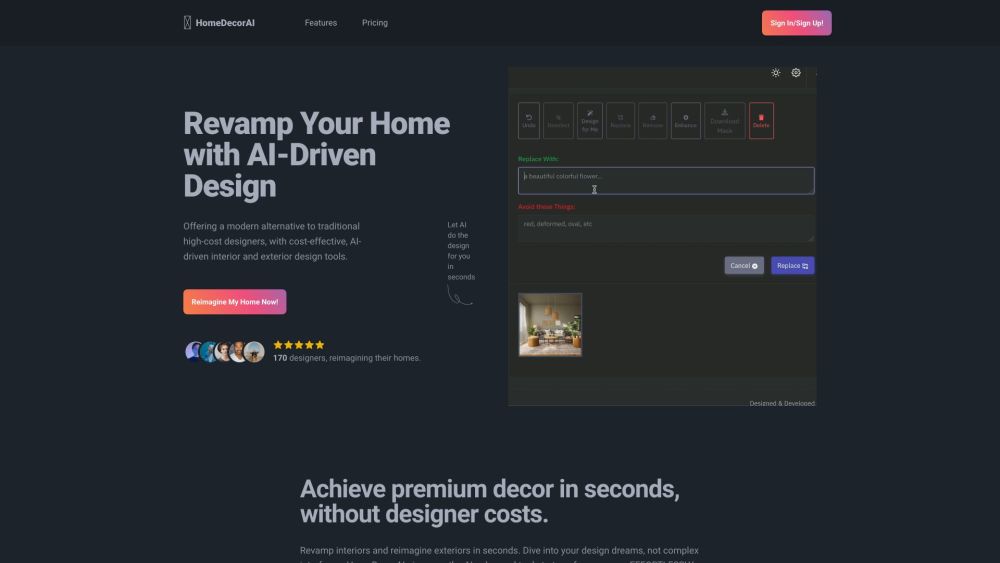 T website screenshot