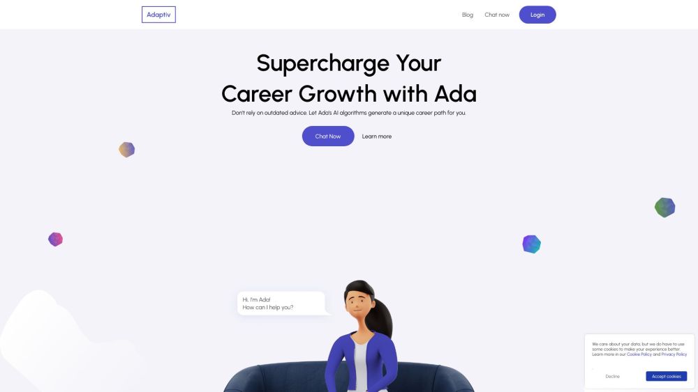 Adaptiv Me website screenshot