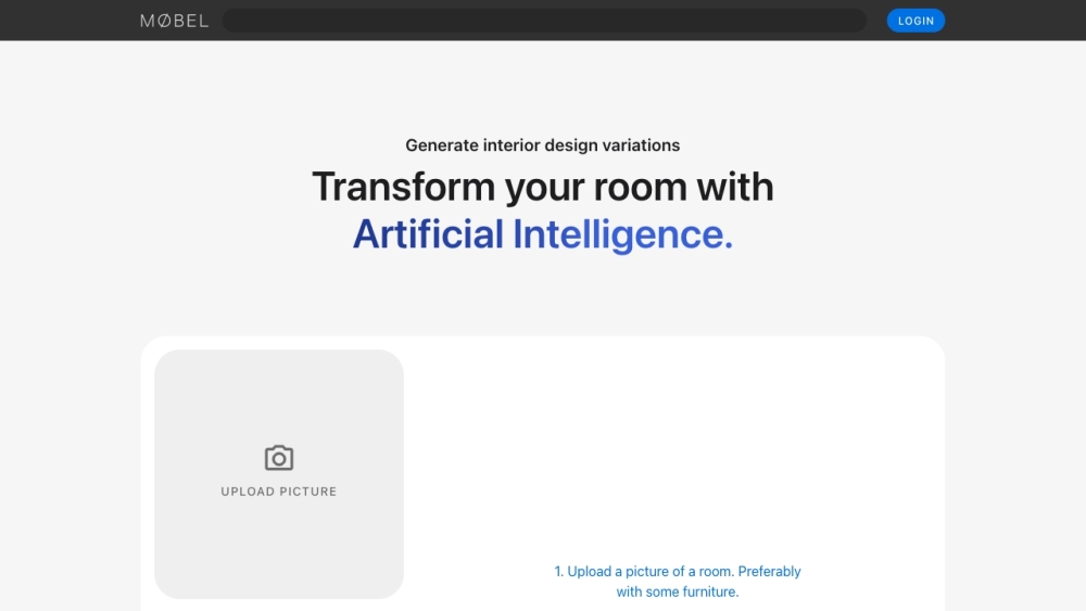 M website screenshot