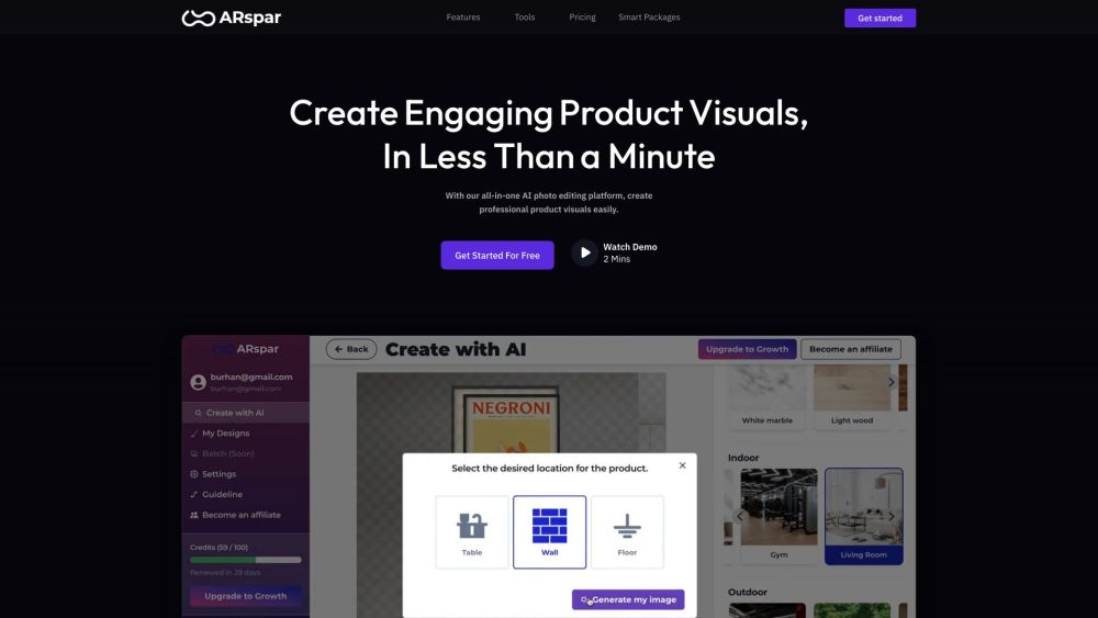 Arspar Com website screenshot