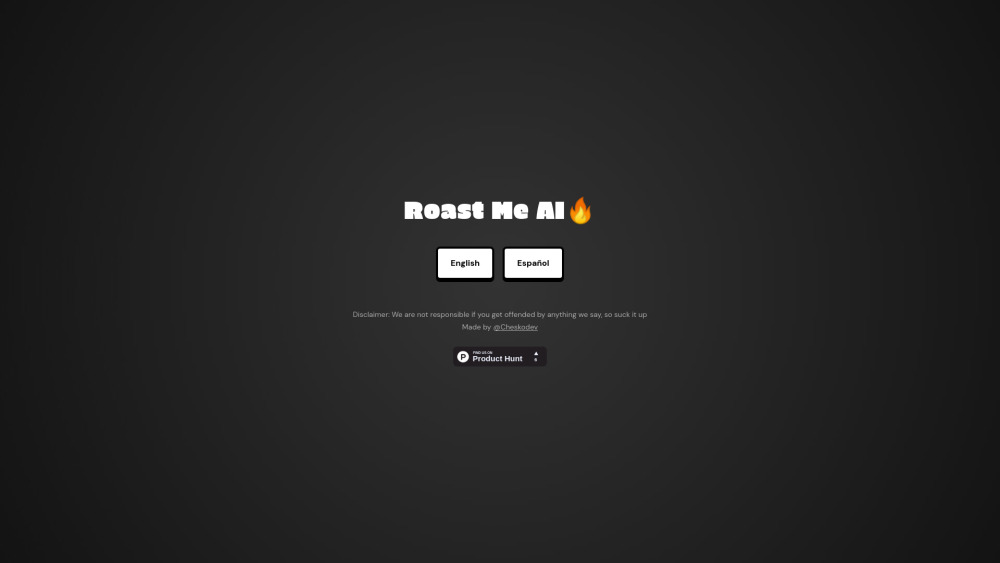 R website screenshot