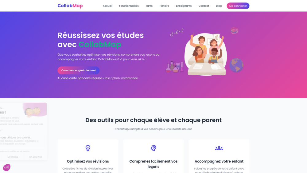Collabmap website screenshot
