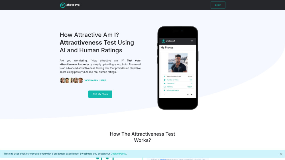 Photoeval website screenshot