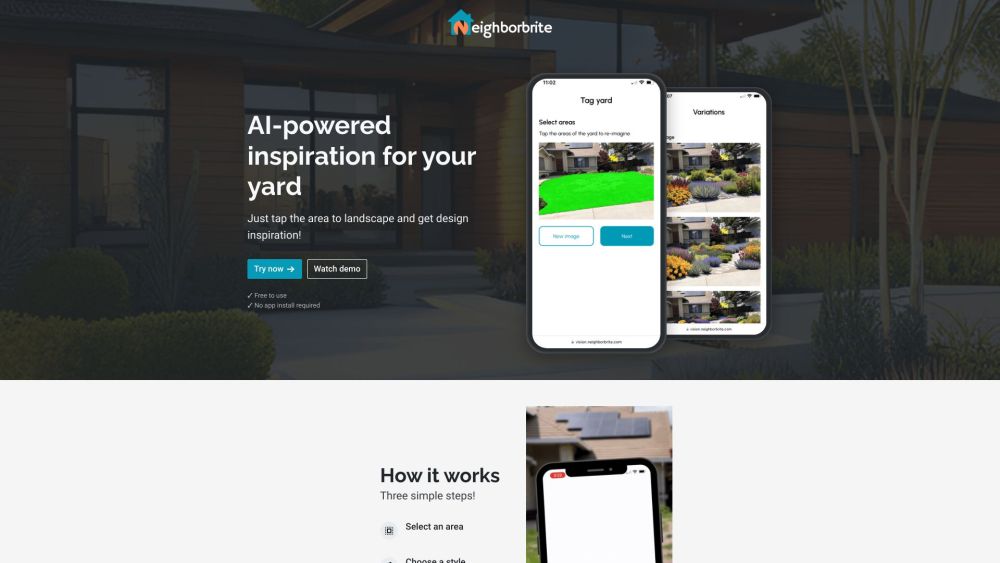 Neighborbrite Com website screenshot