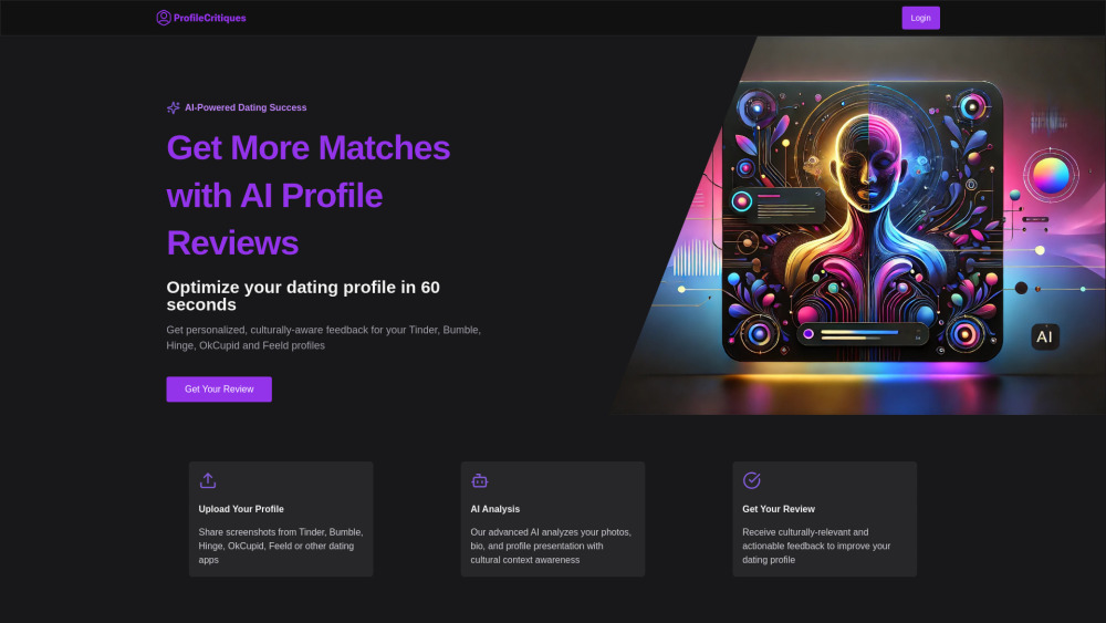 P website screenshot
